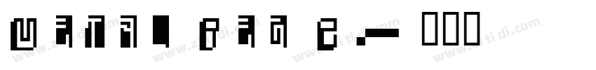 Metal Reg 2字体转换